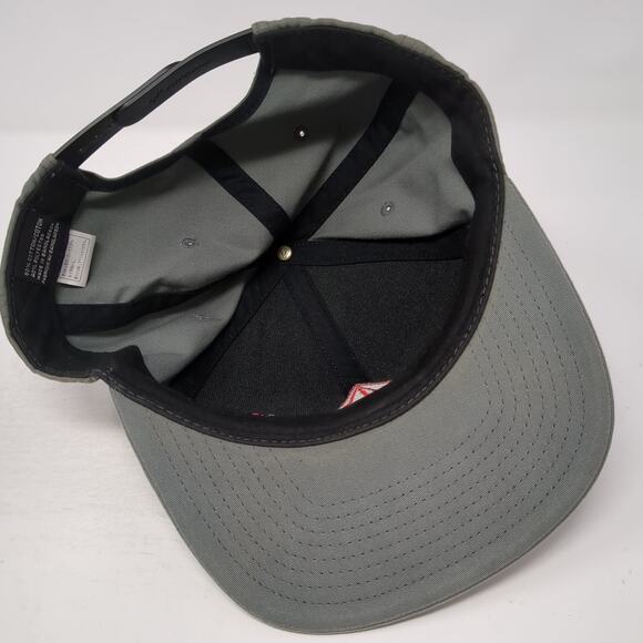 Volcom Stone Snapback Hat Green One Size Embroidered Logo Adjustable - Picture 7 of 9